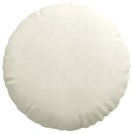 Възглавници за седалки 2 pcs Крем Ø 40 x 13 см Кадифе