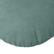 Възглавници за седалки 2 pcs Морско зелено Ø 40 x 13 см Кадифе