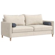 Възглавници валяци 2 pcs Тъмен сив Ø 15 x 40 см Кордюрова тъкан