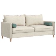 Възглавници валяци 2 pcs Морско зелено Ø 15 x 40 см