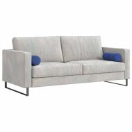 Възглавници валяци 2 pcs Полицейско синьо Ø 15 x 40 см