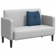 Възглавница за гръб Синьо 45 x 24 x 50 см текстил