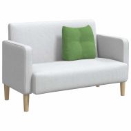 Възглавница за гръб Светло зелено 45 x 24 x 50 см Кадифе