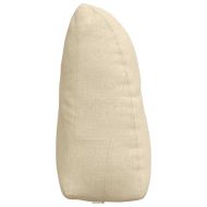 Възглавница за гръб Крем 60 x 24 x 50 см текстил