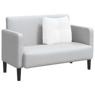 Възглавница за гръб Бяло 60 x 24 x 50 см текстил