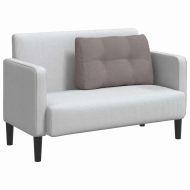 Възглавница за гръб Таупе 80 x 24 x 50 см текстил