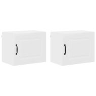 Кухненски шкаф 2 pcs Бяло 50 x 31 x 40 см Инженерно дърво