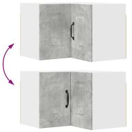 Кухненски шкаф Циментено сиво 57 x 57 x 40 см Инженерно дърво