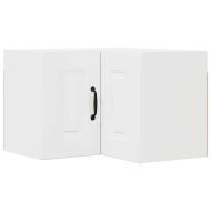Кухненски шкаф Лъскаво бяло 57 x 57 x 40 см Инженерно дърво