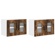 Кухненски шкаф 2 pcs Димян дъб 60 x 31 x 40 см Инженерно дърво