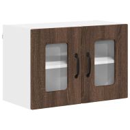 Кухненски шкаф 2 pcs Кафяв дъб 60 x 31 x 40 см Инженерно дърво