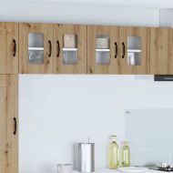 Кухненски шкаф с рафт 2 pcs Дъб 60 x 31 x 40 см Инженерно дърво