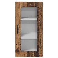 Кухненски шкаф с рафт 2 pcs Старо дърво 40 x 31 x 80 см