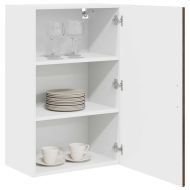 Кухненски шкаф с рафт Кафяв дъб 50 x 31 x 80 см Инженерно дърво