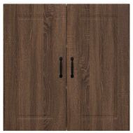 Кухненски шкаф с рафт Кафяв дъб 80 x 31 x 80 см Инженерно дърво