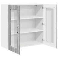 Кухненски шкаф Сив Сонома 80 x 31 x 80 см Инженерно дърво