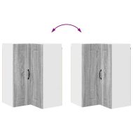 Кухненски шкаф Сив Сонома 57 x 57 x 80 см Инженерно дърво