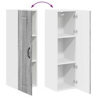 Кухненски шкаф Сив Сонома 30 x 31 x 100 см Инженерно дърво