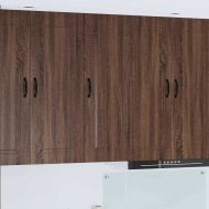 Кухненски шкаф Кафяв дъб 30 x 31 x 100 см Инженерно дърво