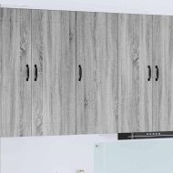 Кухненски шкаф Сив Сонома 40 x 31 x 100 см Инженерно дърво