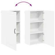 Кухненски шкаф Лъскаво бяло 50 x 31 x 100 см Инженерно дърво