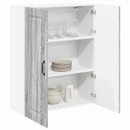 Кухненски шкаф Сив Сонома 80 x 31 x 100 см Инженерно дърво