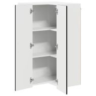 Кухненски шкаф с рафт Черно 57 x 57 x 100 см Инженерно дърво