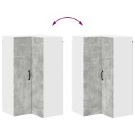 Кухненски шкаф Циментено сиво 57 x 57 x 100 см Инженерно дърво