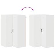 Кухненски шкаф Лъскаво бяло 57 x 57 x 100 см Инженерно дърво