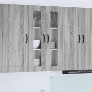 Кухненски шкаф Сив Сонома 60 x 31 x 100 см Инженерно дърво