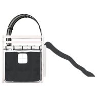 Двуетажно легло с пързалка и завеси, бяло и черно, 90x190 см