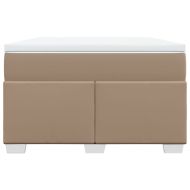 Боксспринг легло с матрак, капучино, 120x200см, изкуствена кожа