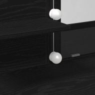 Тоалетка с рафт Черния дъб 100 x 40 x 130 см Инженерно дърво