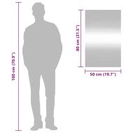 Стенно огледало 50x80 см стъкло правоъгълно