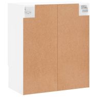 Стенен шкаф, бял, 60x31x70 см, инженерно дърво