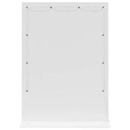 Огледало за грим Бяло 70 x 50 x 18 см Стъкло и инженерно дърво