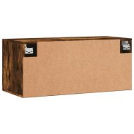 Стенен шкаф, опушен дъб, 80x36,5x35 см, инженерно дърво