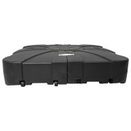 Комплект основа за чадър 2 pcs Черно 88 x 88 x 19 см Пластмаса