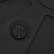 Комплект основа за чадър 2 pcs Черно 88 x 88 x 19 см Пластмаса