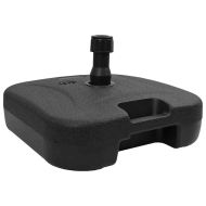 База за парасол на открито Черно 45 x 45 x 29.5 см Пластмаса