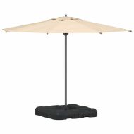 Комплект основа за чадър 2 pcs Черно 88.5 x 88.5 x 12 cm