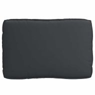 Възглавница за палетна седалка Черно 120 x 80 x 12 cm