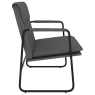 Пейка, тъмносива, 100x64x80 см, текстил