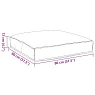 Възглавница за палетна седалка Многоцветен 80 x 80 x 12 cm