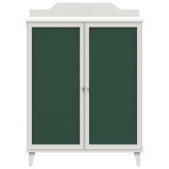 Сайдборд с дъска за писане Бяло 80 x 40 x 110 см