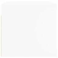 Стенни шкафове със стъклени врати 2 бр бяло 68,5x37x35 см