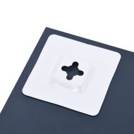 Стенно огледало с рафт, 30x50 см, закалено стъкло