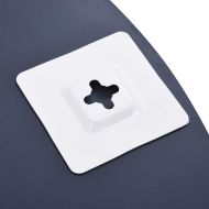 Стенно огледало с 5 рафта, сребристо, 80x60 см