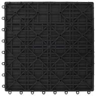 22 бр декинг плочки, 30x30 см, 2 кв.м., WPC, сиви