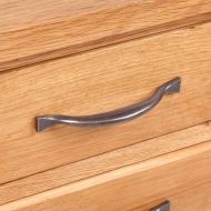 Нощни шкафчета, 2 бр, 40x30x54 см, дъбово дърво масив